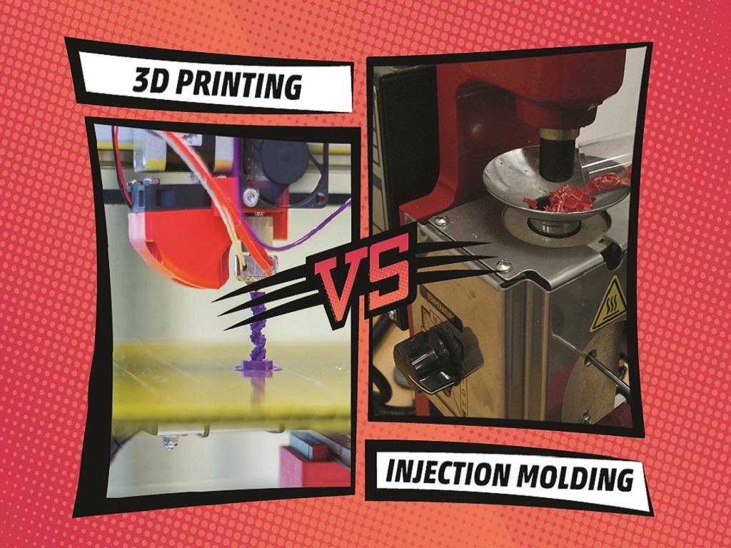 3D Printing vs Injection Molding