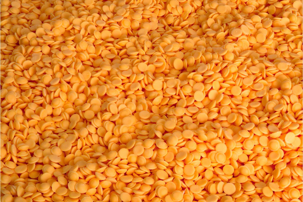 Plastic pellets for industrial use