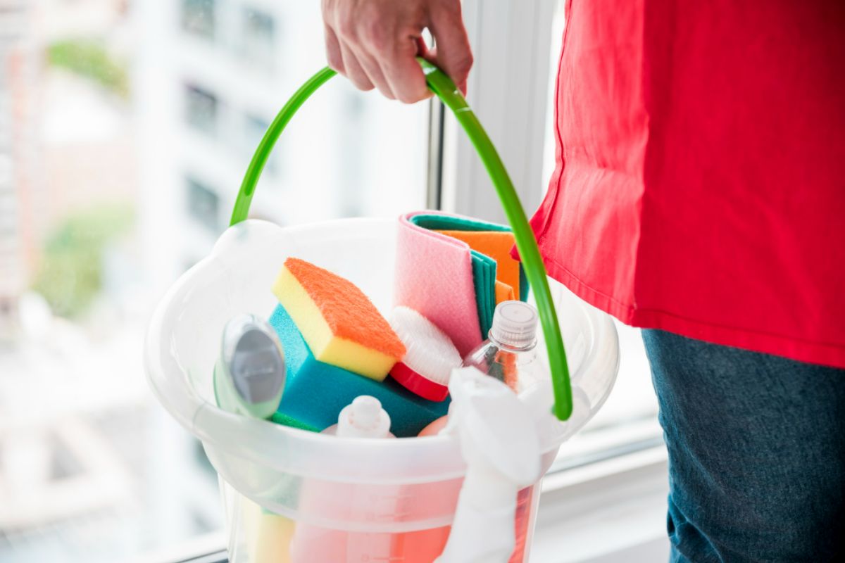 Cleaning solutions and soap containers